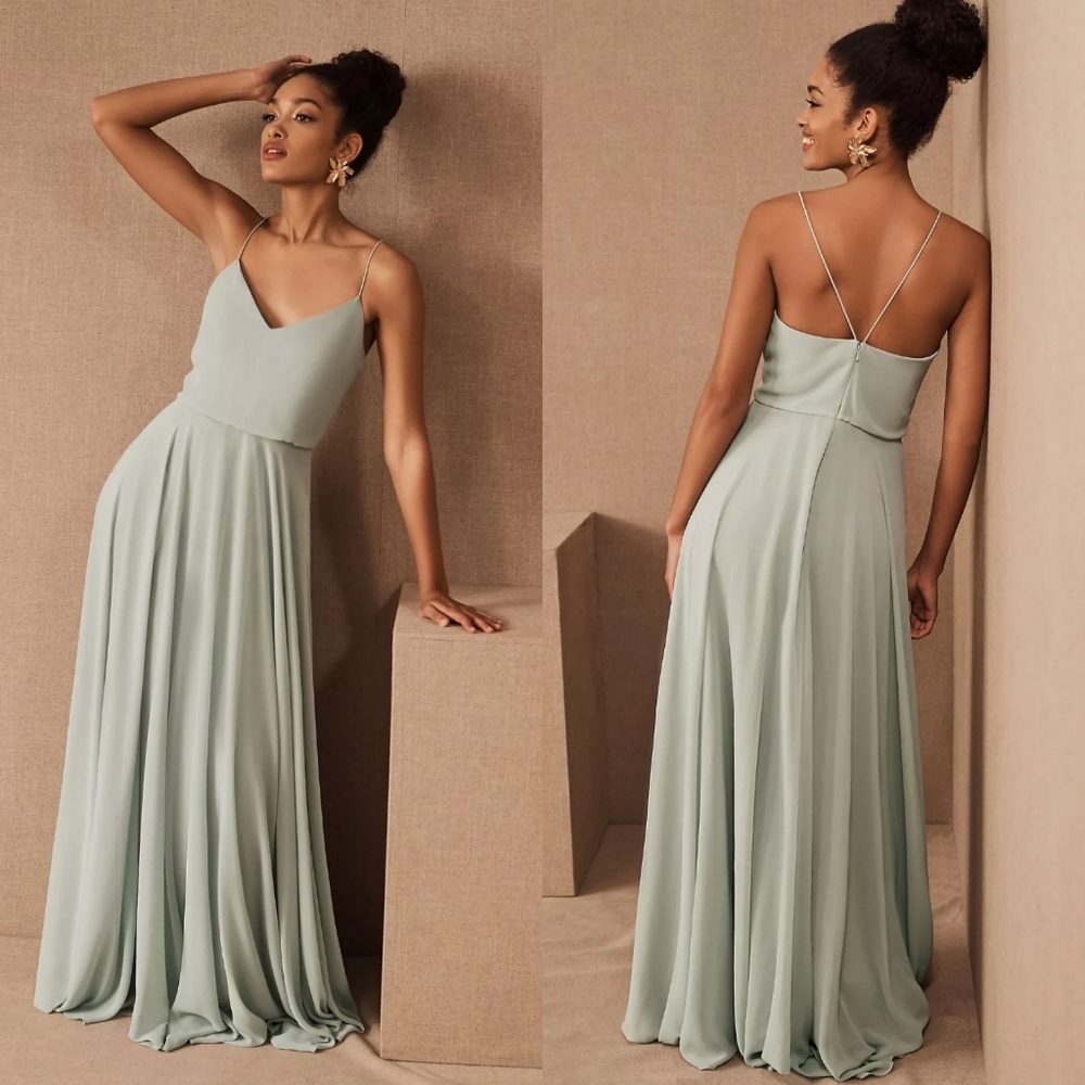 Jenny Yoo Sage Green Wedding Dress